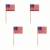 Wykałaczki bankietowe PARTY 8cm flaga Ameryki opakowanie 500szt