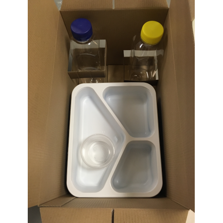 Pudełko z uchwytem DIETA BOX na pojemniki obiadowe + 2 butelki/puszki/kubki, 325x197x195
