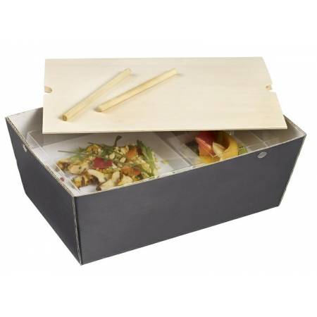 Lunch Box pokrywa drewniana 348x275mm, op.50szt. biodegradowala (k/2)