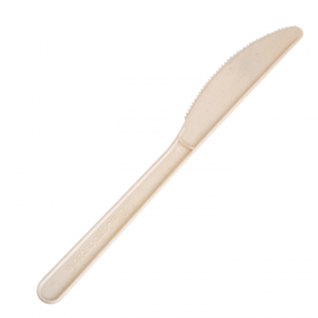 Nóż CPLA + włókno bambusowe 16cm, kompostowalny op. 50 sztuk