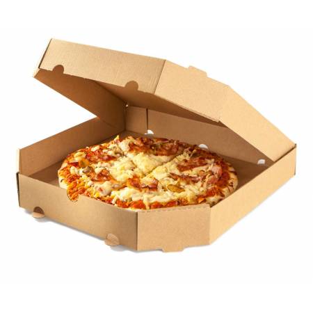 Pudełka pizza 32x32cm op.100szt śc.rogi h=3,5cm, Szaro-szara Fala E TnP