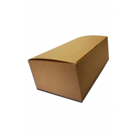Pudełko kurczak, brązowy, bez nadruku, 220x120x75 mm, op.100 sztuk