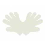 Rękawiczki PLA rozm.M białe 100% biodegradowalne op. 100 sztuk