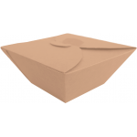 BIO FOOD BOX 1000ml brązowy op.50szt 17x17cm, biodegradowalne (k/4) SALAD BOX TnG