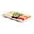 Sushi Box 2 tacka z trzciny 16,5x11x1,5c op.50szt., naturalny, biodegradowalny (k/20)