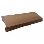 Pudełko BRĄZOWE wrap/tortilla małe z perforacją, op. 100szt, rozmiar 80x32x200