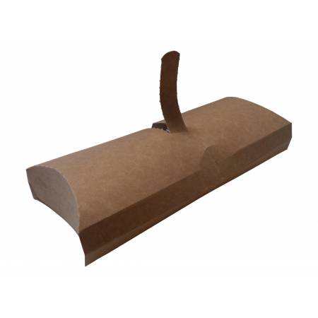 Pudełko BRĄZOWE wrap/tortilla małe z perforacją, op. 100szt, rozmiar 80x32x200