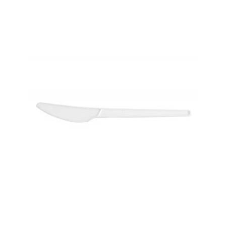 Nóż 16,5cm CPLA biały, max. 70°C VEGWARE 100% biodegradowalny op. 100 sztuk